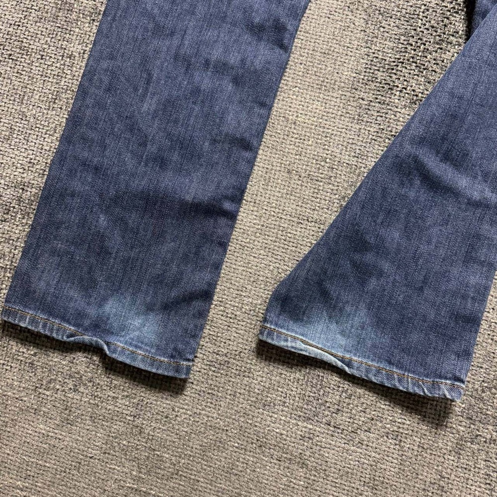 Quiksilver Straight Leg Jeans Mens 32 Blue Y2K Skate Denim Distressed 0608 - Picture 3 of 12